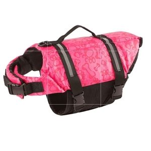 New Pink Dog Swimming Life Jacket (Large)